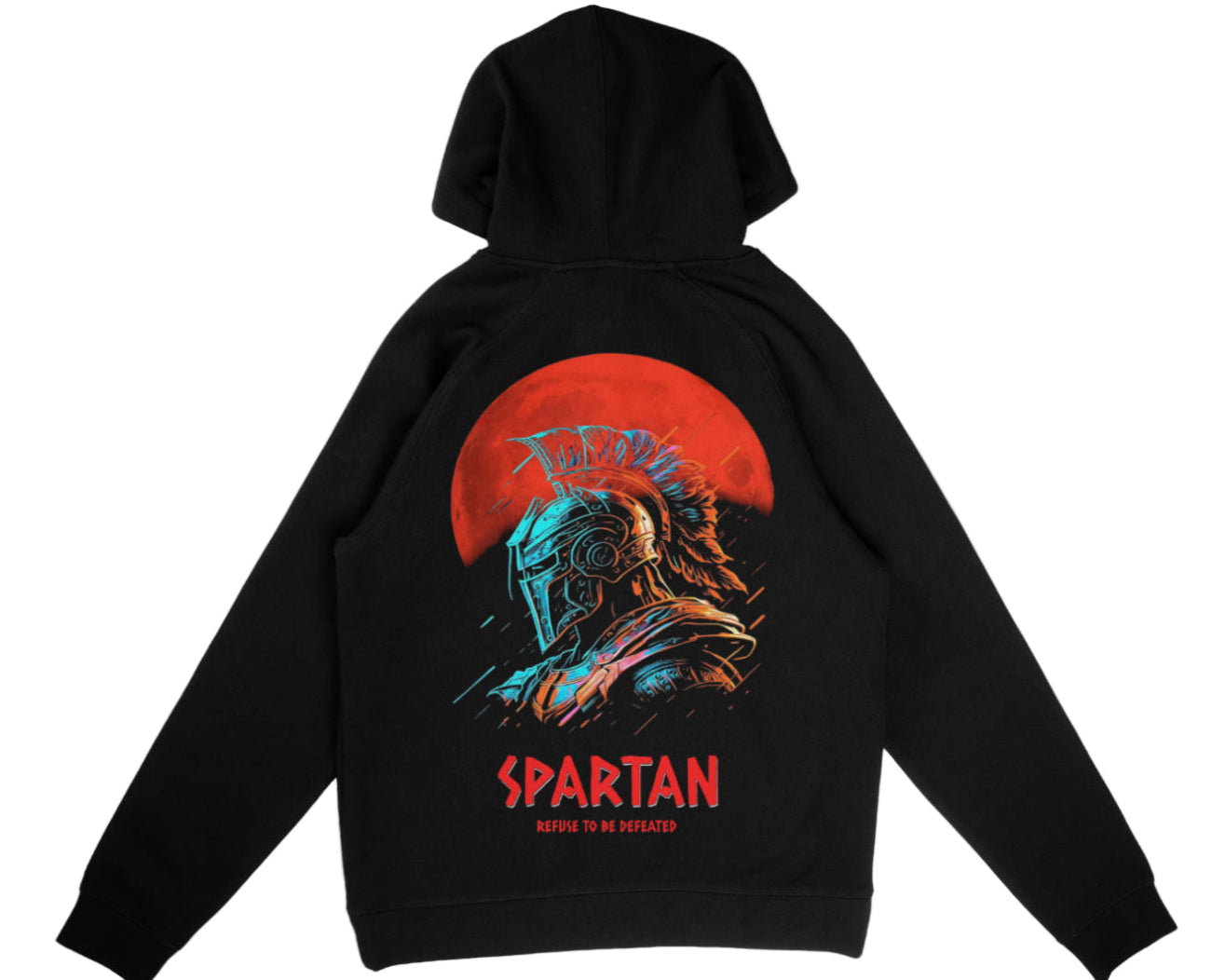 Refuse to Be Defeated Hoodie Black