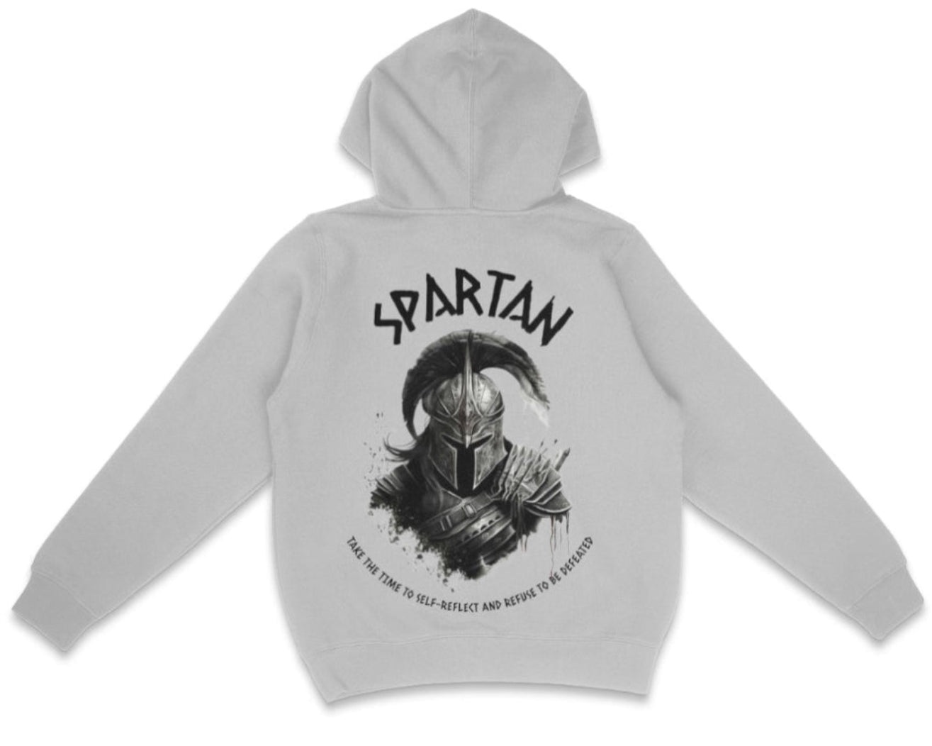 Refuse to be Defeated Hoodie Grey